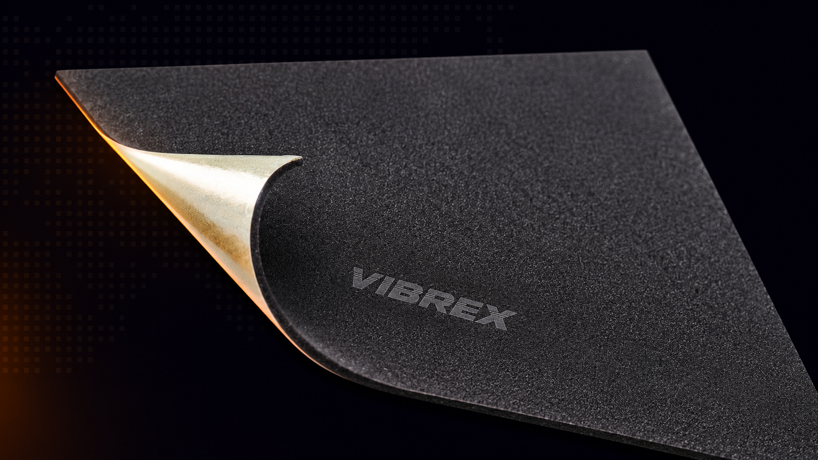 Matériau fin Vibrex pour l’insonorisation automobile